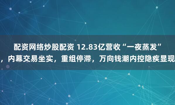配资网络炒股配资 12.83亿营收“一夜蒸发”，内幕交易坐实，重组停滞，万向钱潮内控隐疾显现